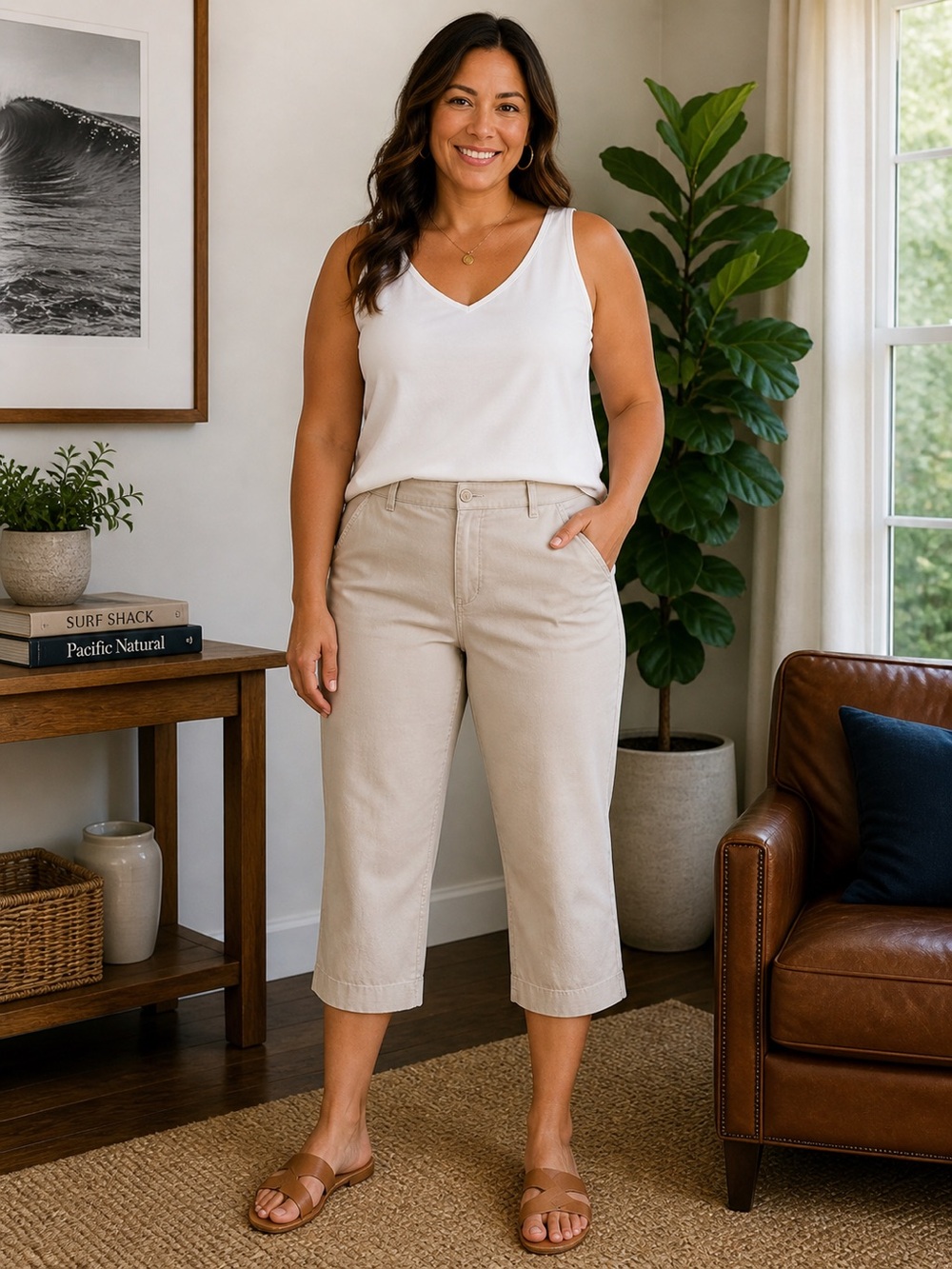 Kim Rogers Shannon Fit Capri pants Women’s size 14